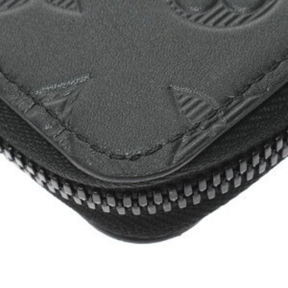 Louis Vuitton Wallet Shadow Noir Black Black Vertical Zippy Monogram - Picture 8 of 9